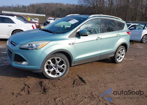 2013 Ford Escape Titanium из США, поврежденный, VIN 1FMCU0J97DUD36219